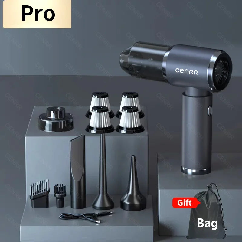 Dual-Purpose Cordless Car Vacuum Cleaner