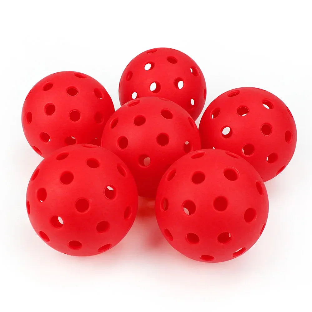 Durable 40 Holes Outdoor Mini Pickleballs Set