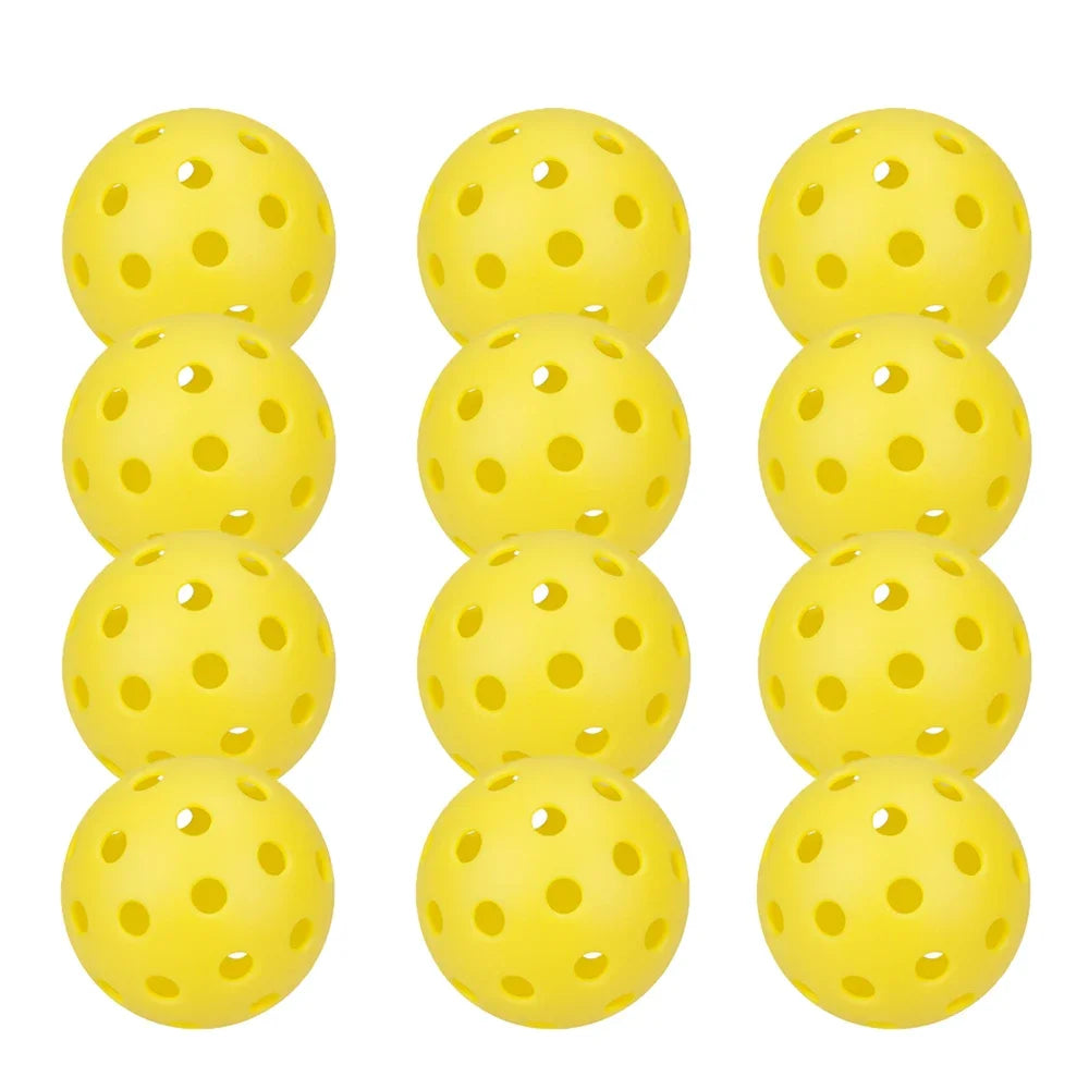 Durable 40 Holes Outdoor Mini Pickleballs Set