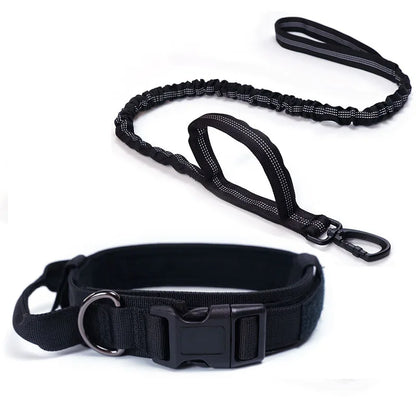 Durable Tactical Dog Collar Leash Set


