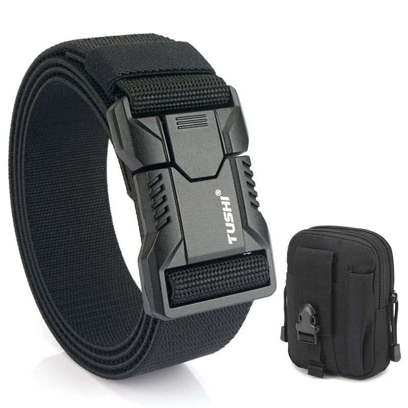 Durable Quick Release Elastic Belt for Men