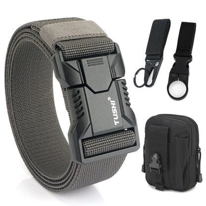 Durable Quick Release Elastic Belt for Men