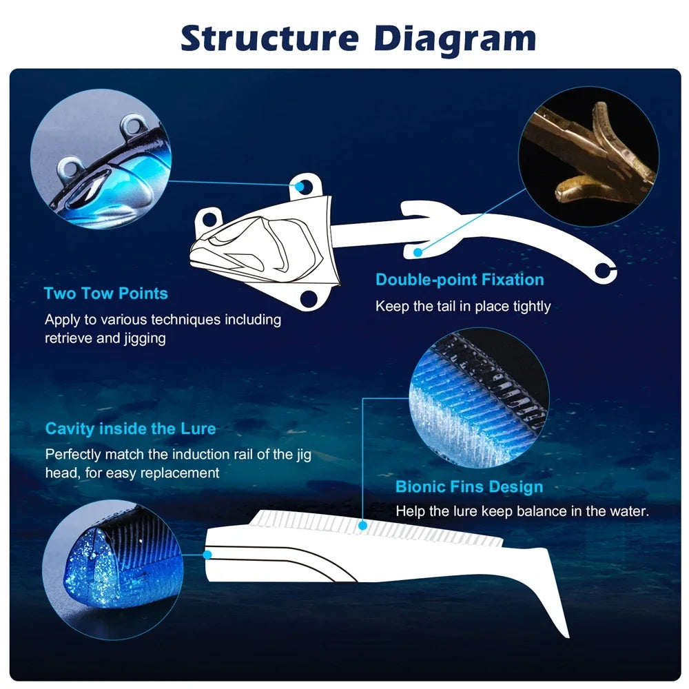 Dynamic Soft Swimbait Fishing Lure