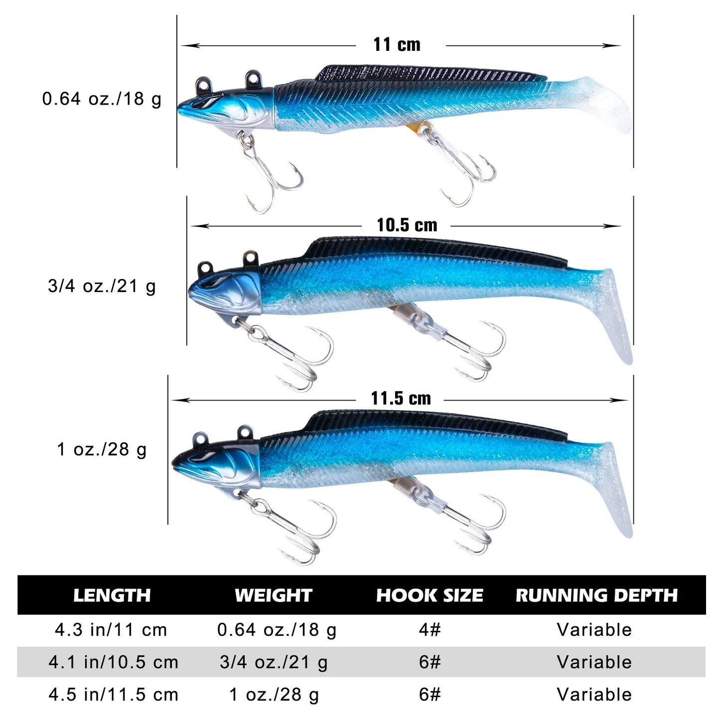 Dynamic Soft Swimbait Fishing Lure