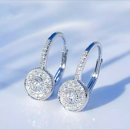 Dangle Earrings for Women with Dazzling Silver Color