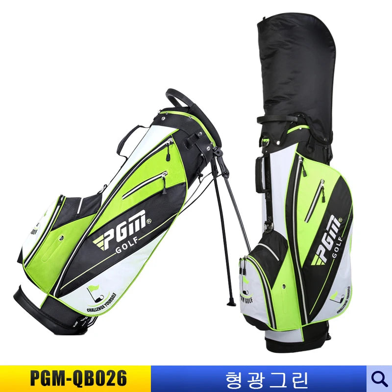 Easy-Carry Golf Bag with Self-Standing Structure