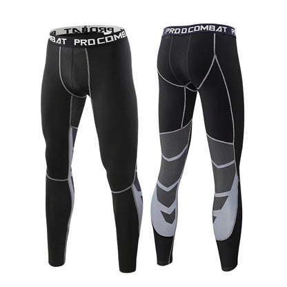 Elastic Compression Pants for Men's