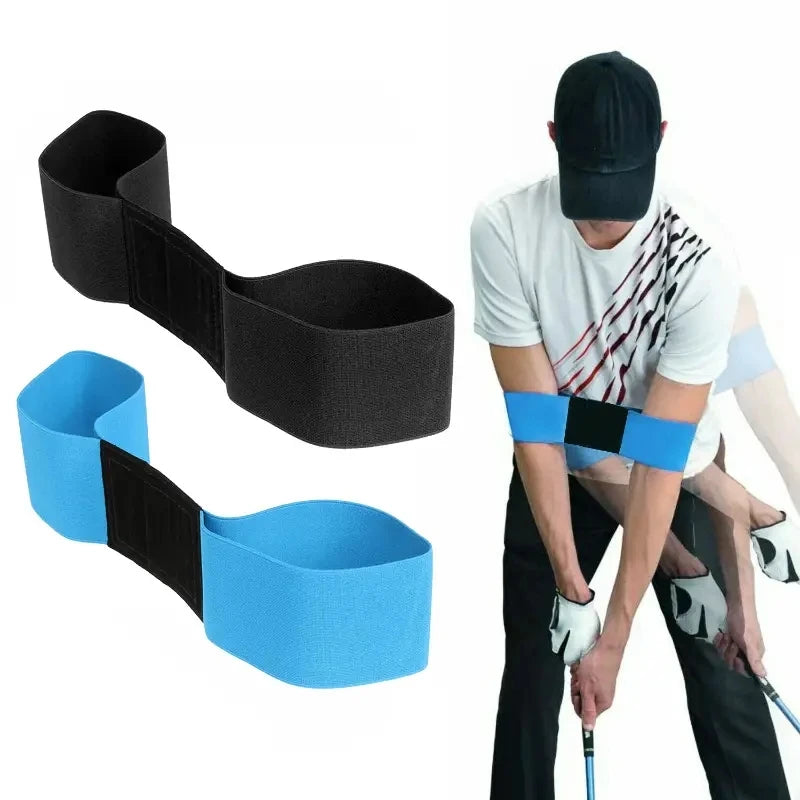 Elastic Golf Swing Trainer Arm Band, Gesture Corrector For Men Women Beginners
