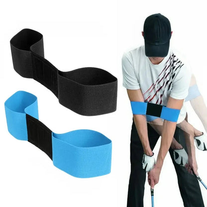 Elastic Golf Swing Trainer Arm Band, Gesture Corrector For Men Women Beginners