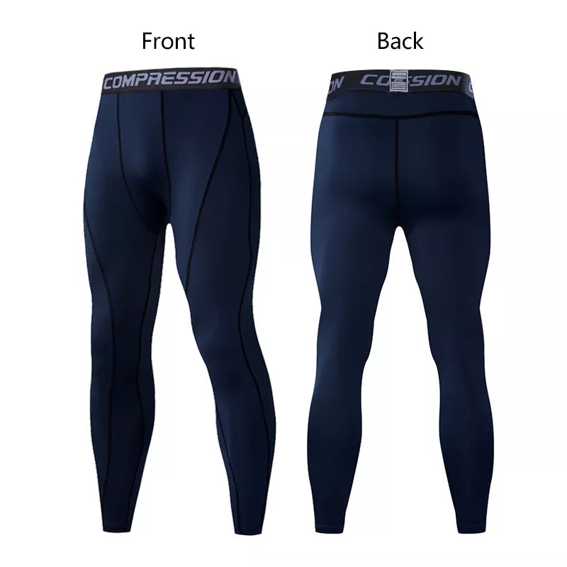 Elastic Compression Pants for Men's