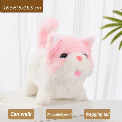 Electric Interactive Walking Cat Plush