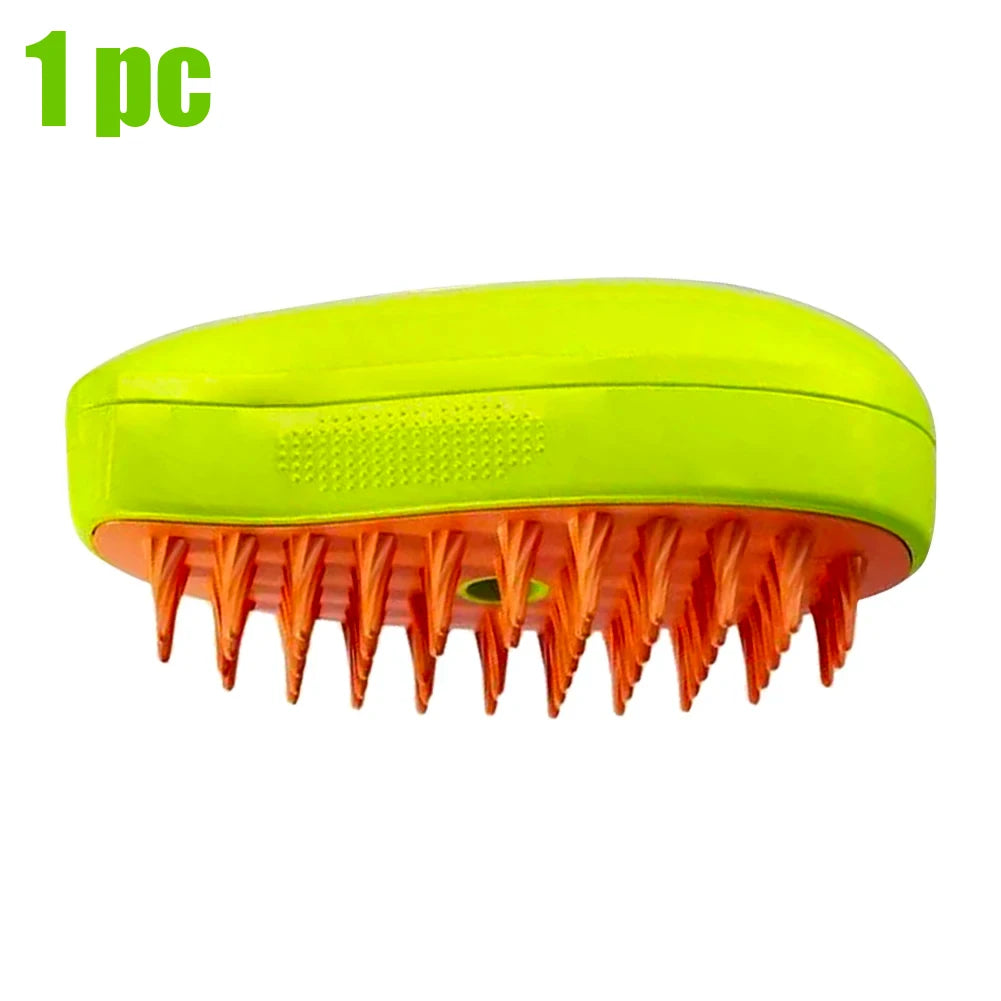 Electric Steamy Spray 3 In 1 Pet Hair Grooming Brush