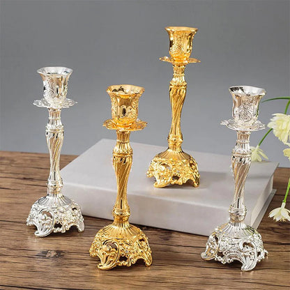 Elegant Decorative Candlestick Holder Set