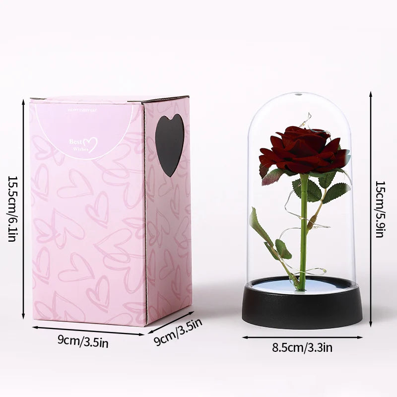 Eternal Gold Foil Rose - Creative LED Night Light Flower Valentine Gift