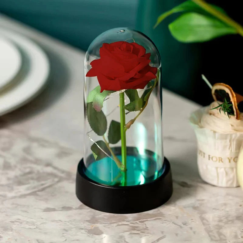 Eternal Gold Foil Rose - Creative LED Night Light Flower Valentine Gift