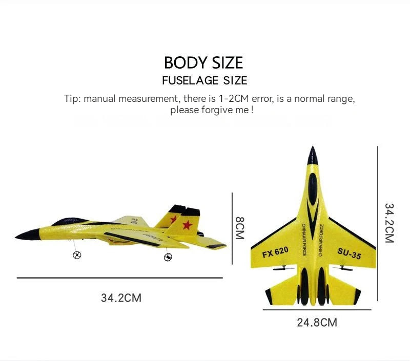 Flashing Lights FX620 RC Fixed-Wing Night Airplane