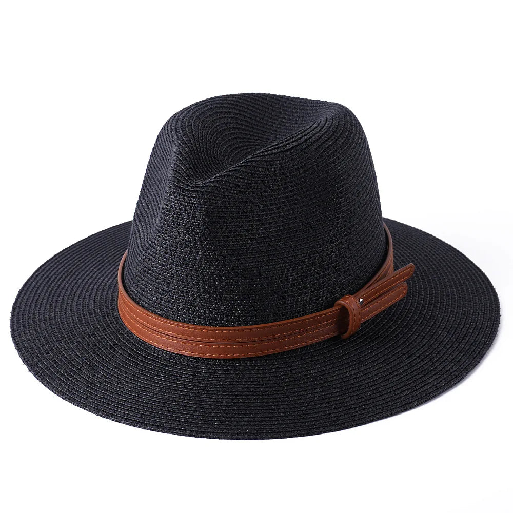 Wide Brim UV Protection Beach Fedora
