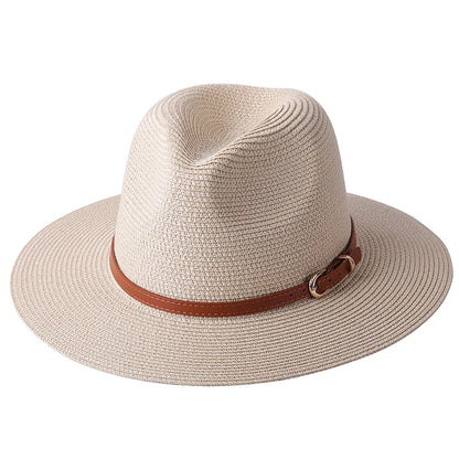 Wide Brim UV Protection Beach Fedora
