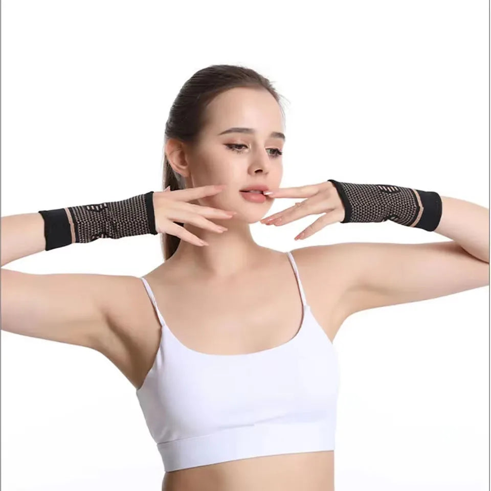 Fiber Bracer Gym Support - Elastic Tennis Wrist Band