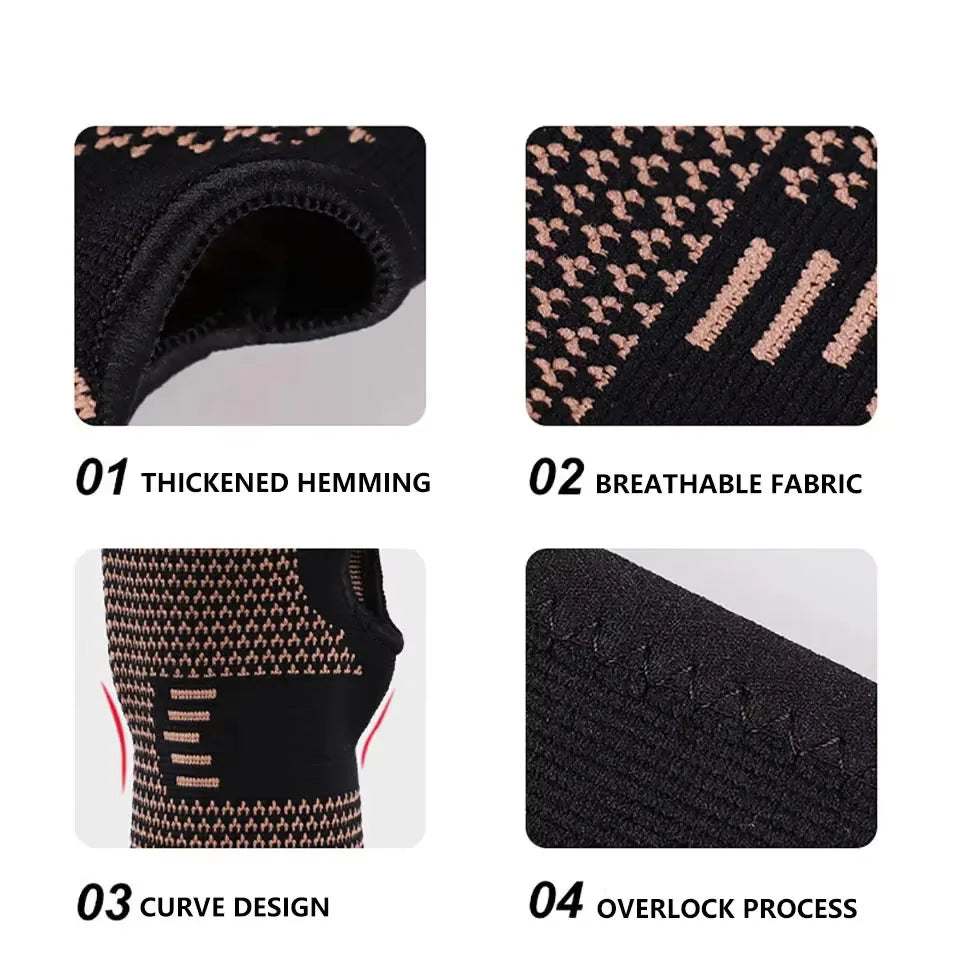 Fiber Bracer Gym Support - Elastic Tennis Wrist Band