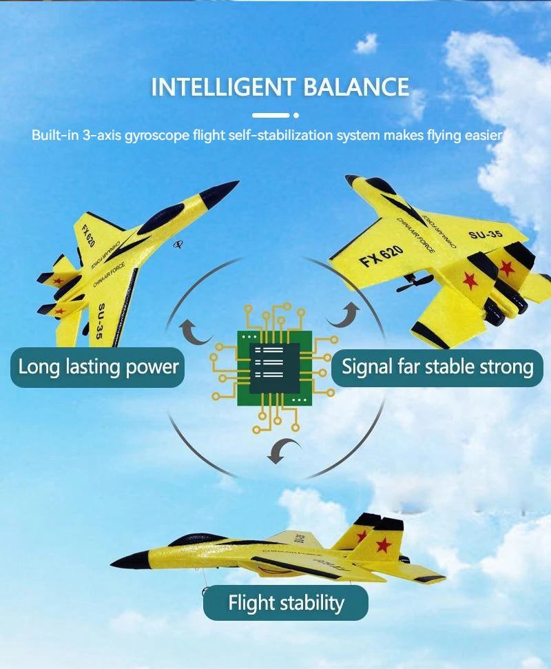 Flashing Lights FX620 RC Fixed-Wing Night Airplane