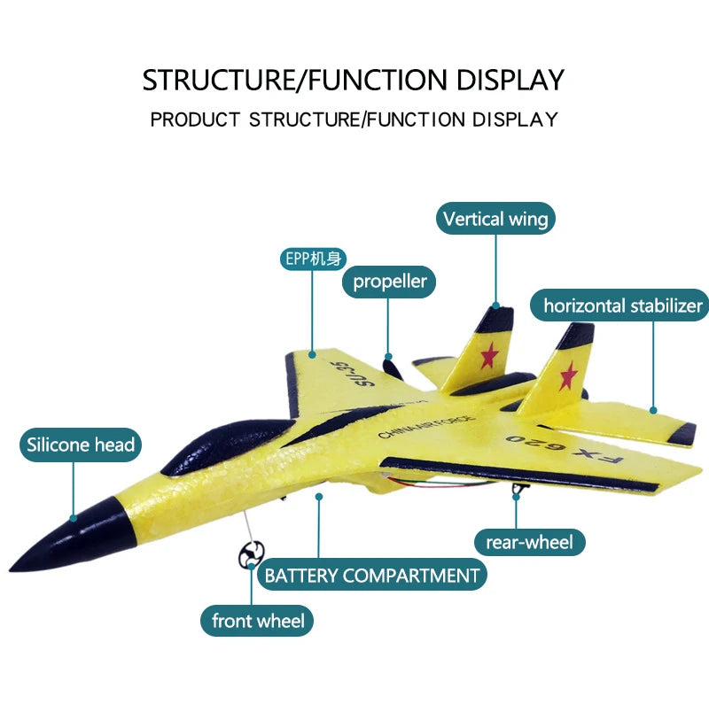 Flashing Lights FX620 RC Fixed-Wing Night Airplane