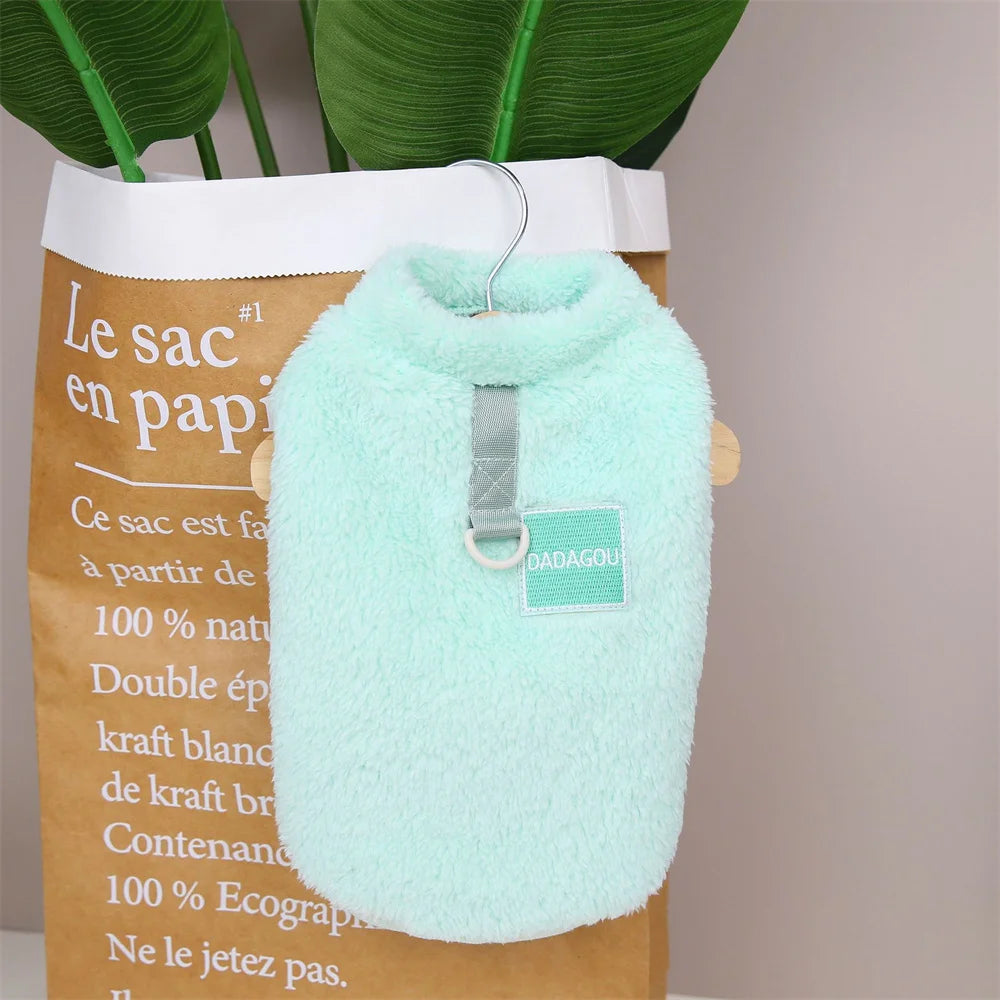 Fleece Winter Warm Kitten Dog Jumpsuit