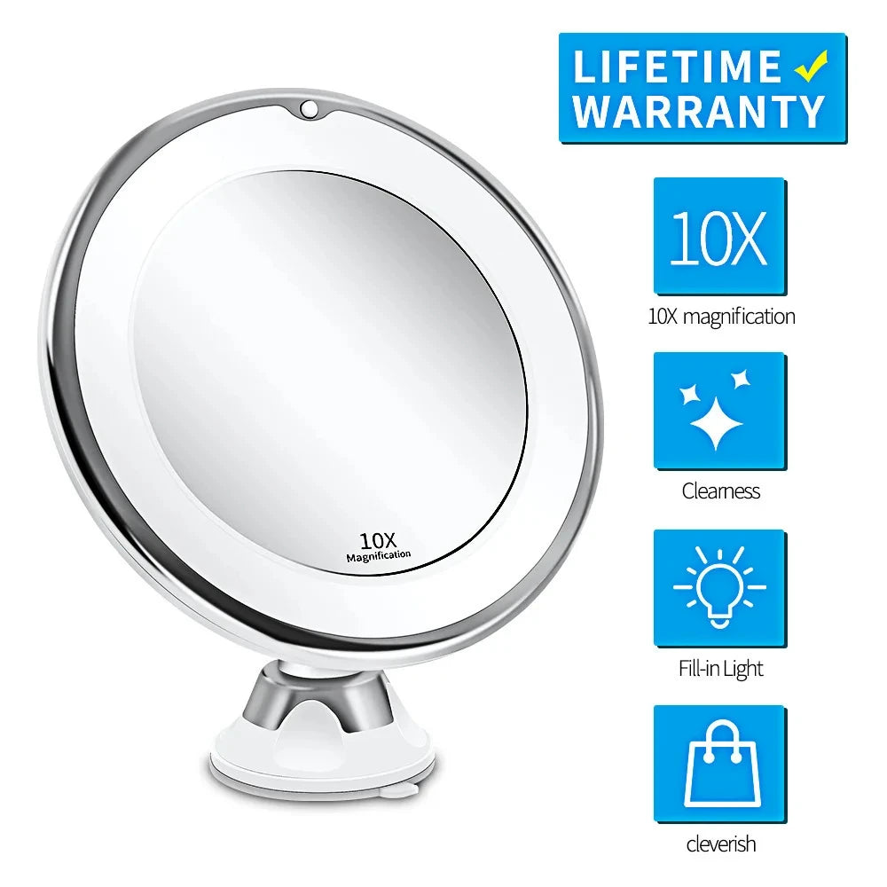 Flexible Touch Screen Magnifying Makeup Mirror