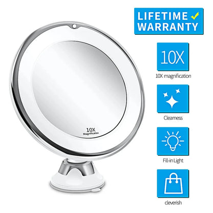 Flexible Touch Screen Magnifying Makeup Mirror
