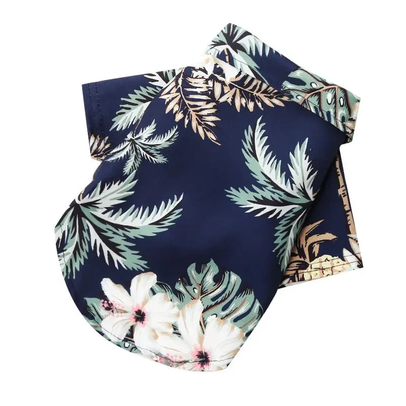 Floral Printed Small Medium Dog Summer Clothes