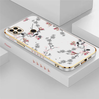 Floral Shockproof Xiaomi Silicone Case