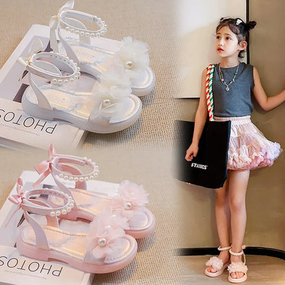 
Pearl Flower Fashion Princess Casual Shoes
