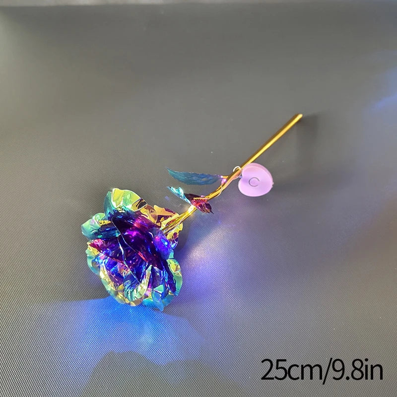 Eternal Gold Foil Rose - Creative LED Night Light Flower Valentine Gift