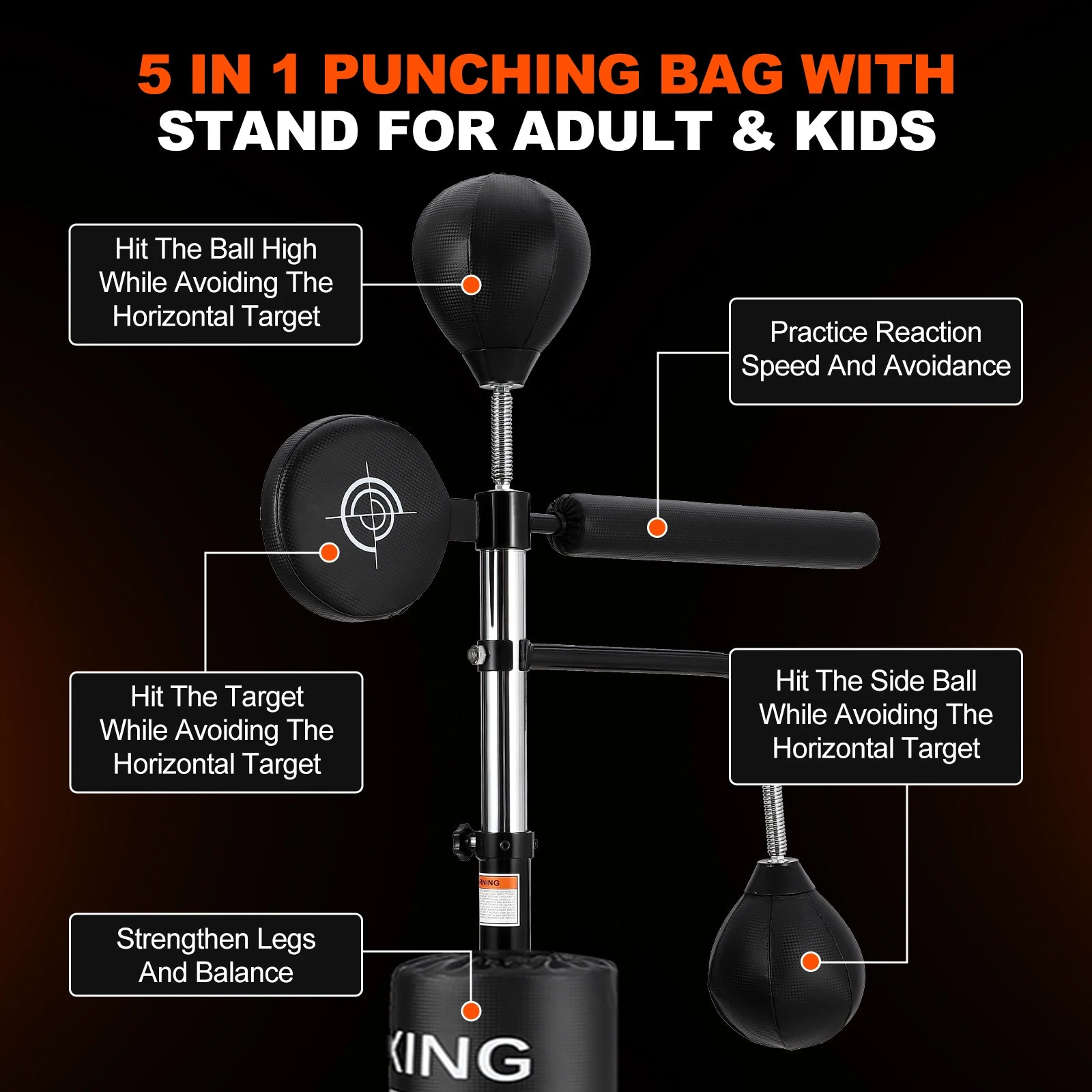 punching bag and stand
