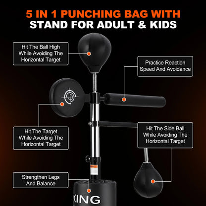 punching bag and stand
