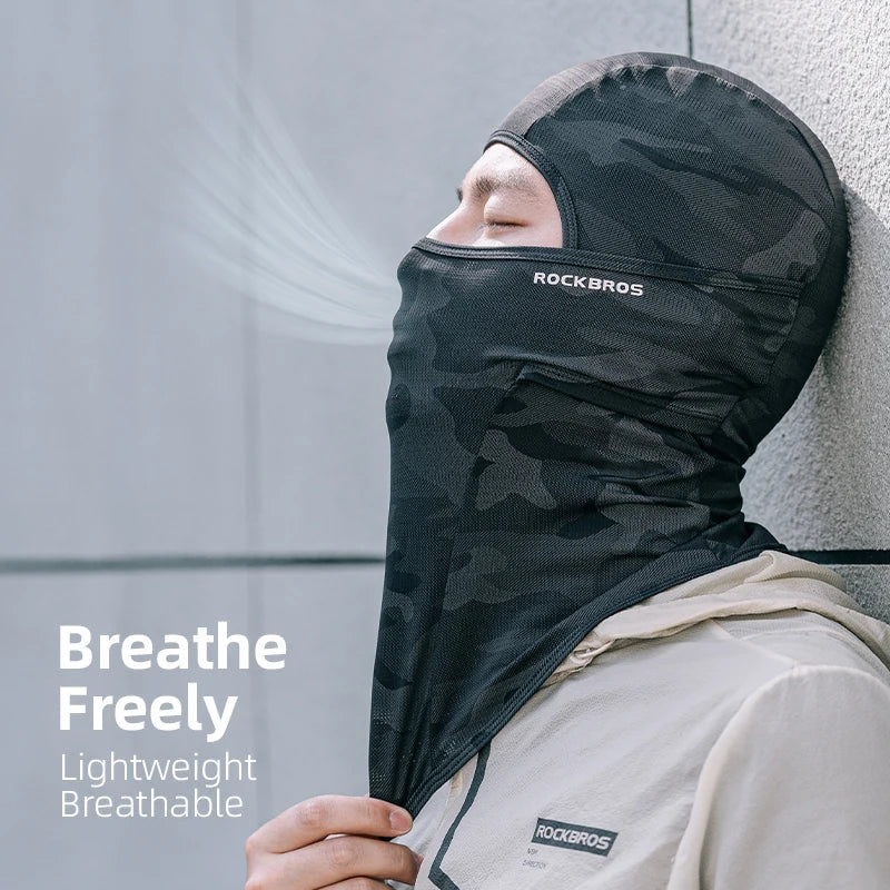 Full Face UV Protection Cycling Mask - Breathable Balaclava for Road Biking
