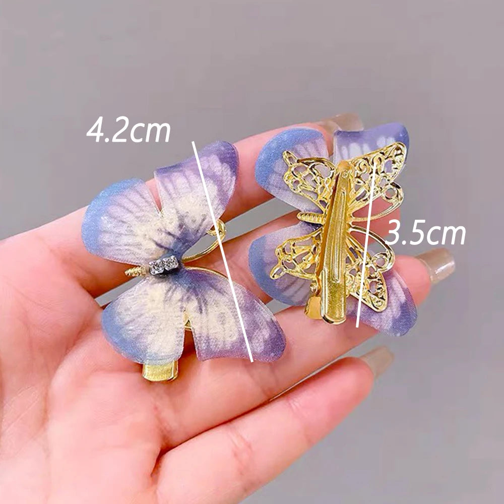 Girl's Butterfly Barrettes Hairpin