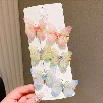 Girl's Butterfly Barrettes Hairpin