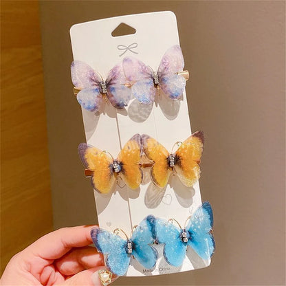Girl's Butterfly Barrettes Hairpin
