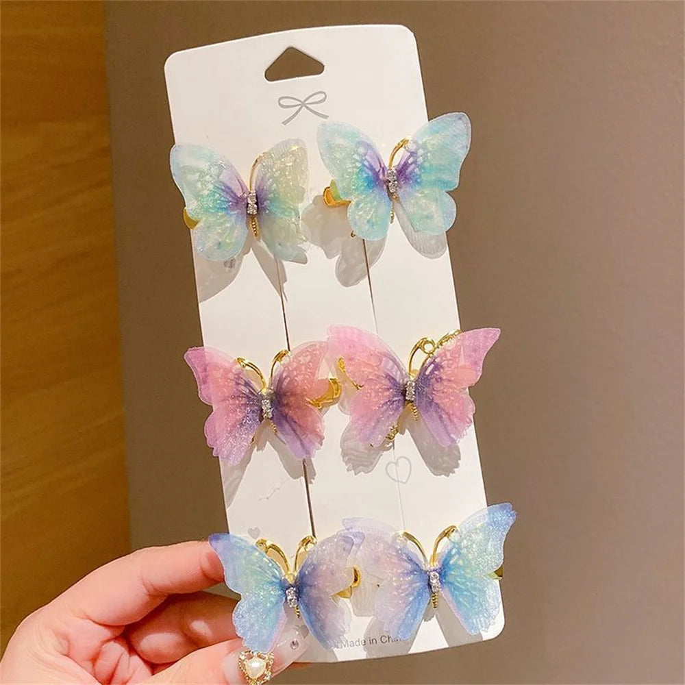 Girl's Butterfly Barrettes Hairpin