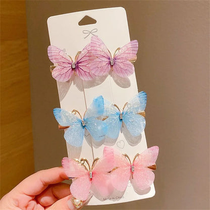 Girl's Butterfly Barrettes Hairpin
