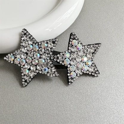 Girls Princess Pentagram Hair Clips Headwear