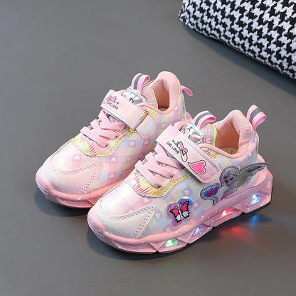 Girls Led light Princess Sneakers