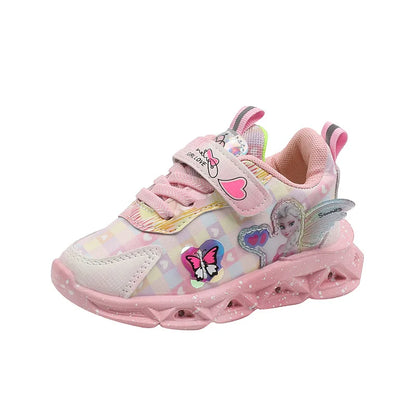 Girls Led light Princess Sneakers