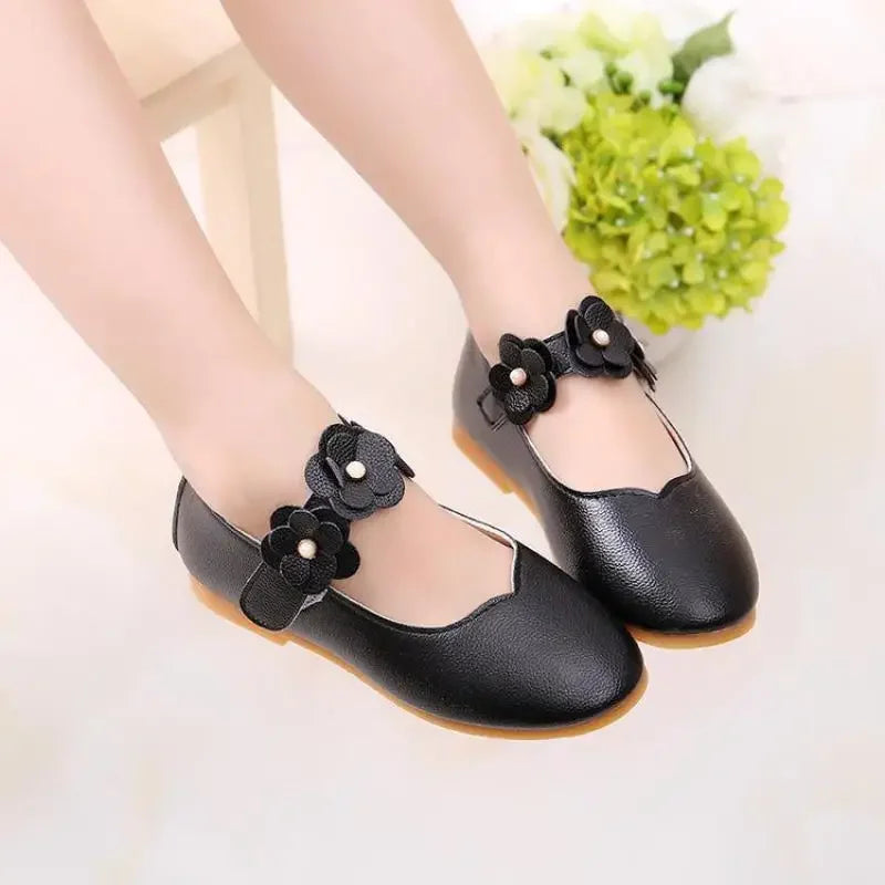 Girls Princess Dress Shoes Wedding Flats