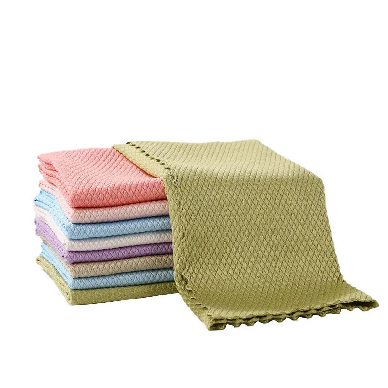 Absorbent Glass Cleaning Towels