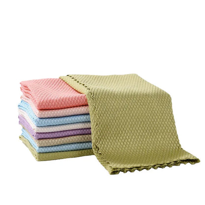 Absorbent Glass Cleaning Towels
