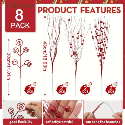 glitter christmas ornaments