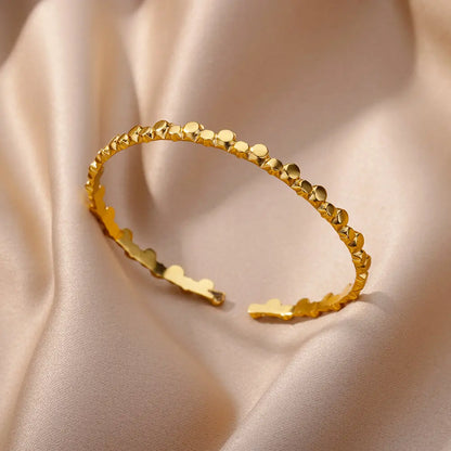 Gold-Plates stainless bracelet

