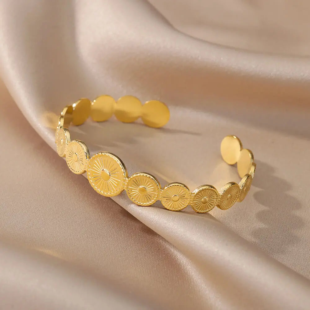 Gold-Plates stainless bracelet

